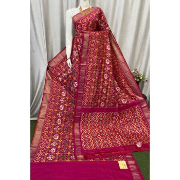 PASKIDSS5Y20DBDC06- Ikat silk saree