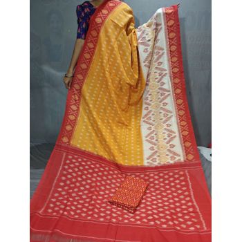 PGMRICTS5Y31INDC06- Ikat cotton saree