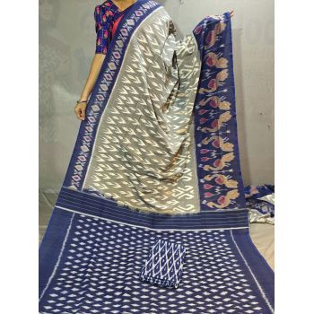 PGMRICTS5Y31INDC12- Ikat cotton saree