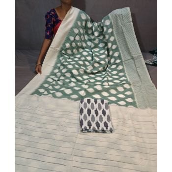 PGMRICTS5Y31INDC47- Ikat cotton saree