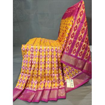 PGMRIDSS5Y20TSDD16- Ikat silk saree