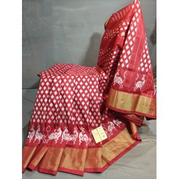 PGMRIDSS5Y20TSDD35- Ikat silk saree