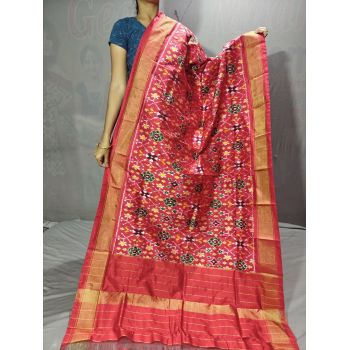 PGMRISDP5N05ECDC42- Ikat Silk dupatta