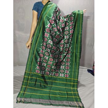 PGMRISDP5Y19ECDC32- Ikat Silk dupatta