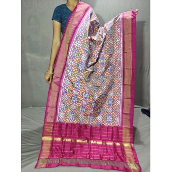 PGMRISDP5Y19ECDC34- Ikat Silk dupatta
