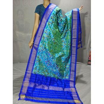 PGMRISDP5Y19ECDC40- Ikat Silk dupatta