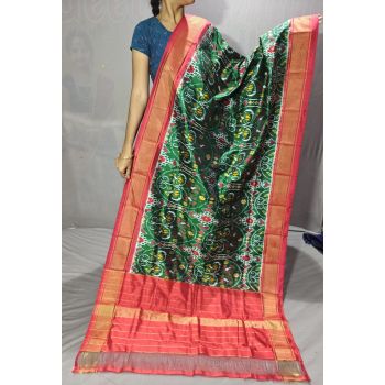 PGMRISDP5Y19ECDC41- Ikat Silk dupatta