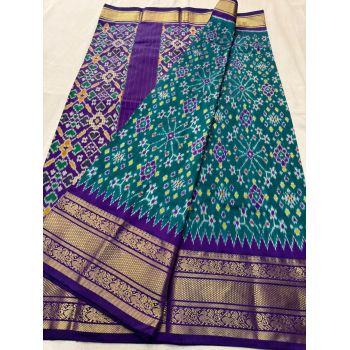 PSNTKBRS5Y20CSCC12- Kanchi border Ikat silk saree