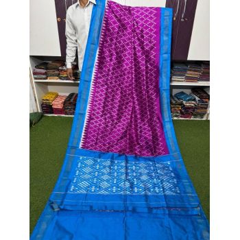 PSRGILWS5Y20XZDC33- light weight Ikat silk saree