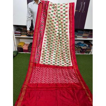 PSRGILWS5Y20XZDC39- light weight Ikat silk saree