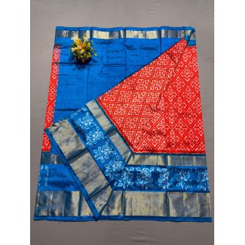 PSSIFSLG5N01SZCD22- Free Size Ikat Silk Lehenga