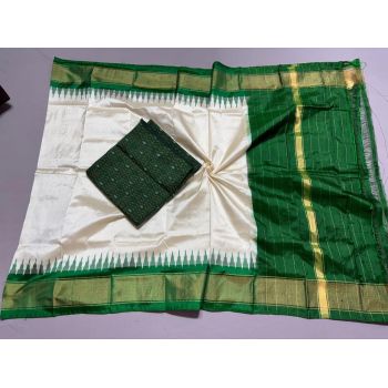 PSSISDST5N05FSDC06- Ikat Silk dupatta with Ikat sico top