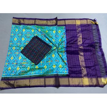 PSSISDST5Y21FSDC19- Ikat Silk dupatta with Ikat sico top