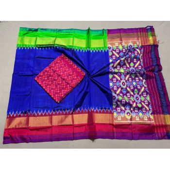 PSSISDST5Y21FSDC20- Ikat Silk dupatta with Ikat sico top