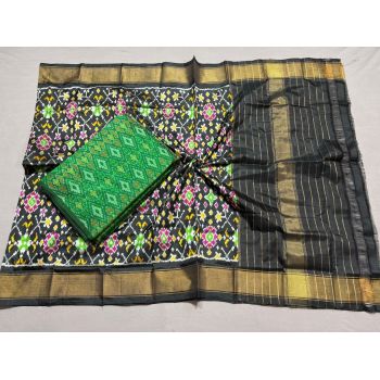 PSSISDST5Y21FSDC22- Ikat Silk dupatta with Ikat sico top
