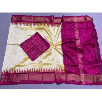 PSSISDST5Y21FSDC24- Ikat Silk dupatta with Ikat sico top