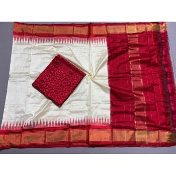 PSSISDST5Y21FSDC25- Ikat Silk dupatta with Ikat sico top
