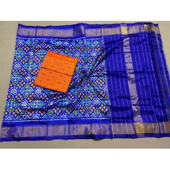 PSSISDST5Y21FSDC27- Ikat Silk dupatta with Ikat sico top