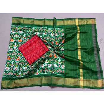 PSSISDST5Y21FSDC28- Ikat Silk dupatta with Ikat sico top