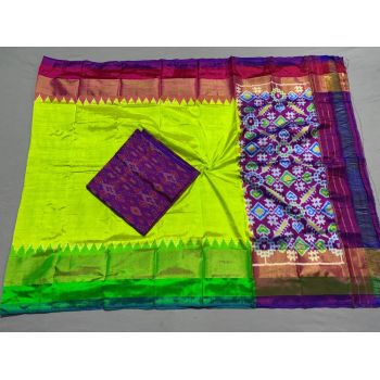 PSSISDST5Y21FSDC29- Ikat Silk dupatta with Ikat sico top