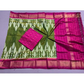 PSSISDST5Y21FSDC30- Ikat Silk dupatta with Ikat sico top
