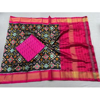 PSSISDST5Y21FSDC36- Ikat Silk dupatta with Ikat sico top