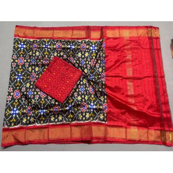 PSSISDST5Y21FSDC37- Ikat Silk dupatta with Ikat sico top