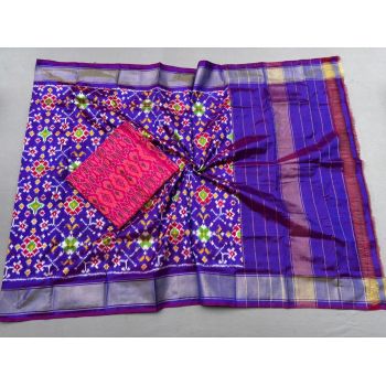 PSSISDST5Y21FSDC39- Ikat Silk dupatta with Ikat sico top