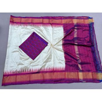 PSSISDST5Y21FSDC41- Ikat Silk dupatta with Ikat sico top