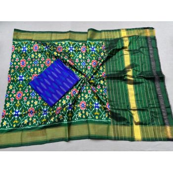 PSSISDST5Y21FSDC51- Ikat Silk dupatta with Ikat sico top