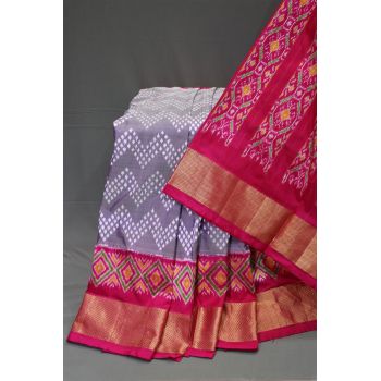 PANHIDSS5N05BNCC04- Ikat silk saree