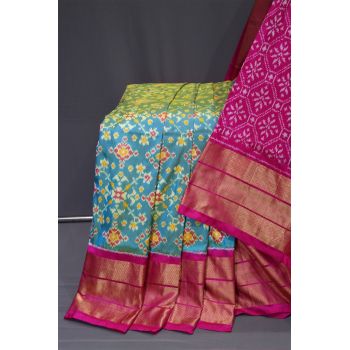 PANHIDSS5N05BNCC06- Ikat silk saree