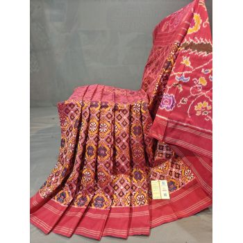 PGMRIDSS5N03BIDC28- Ikat silk saree