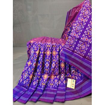 PGMRIDSS5N03BIDC48- Ikat silk saree
