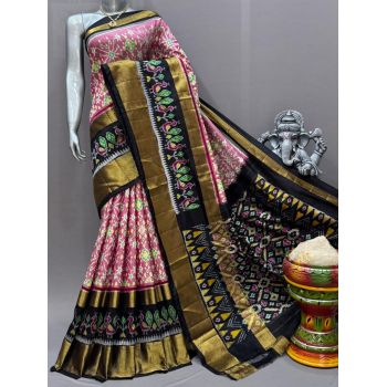 PSNTIDSS5N02NCDC11- Ikat silk saree
