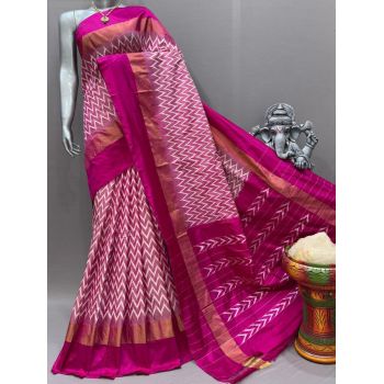 PSNTIDSS5N04TSDC03- Ikat silk saree