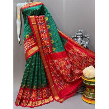 PSNTIDSS5N05NCCD15- Ikat silk saree