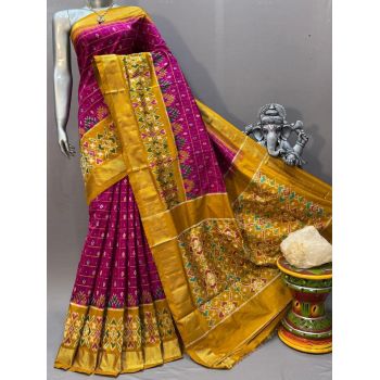 PSNTIDSS5N05NCCD16- Ikat silk saree