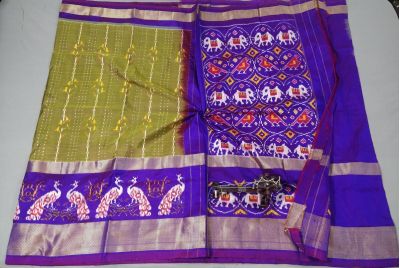 PALUIDSS5Y05NCCD09- Ikat silk saree