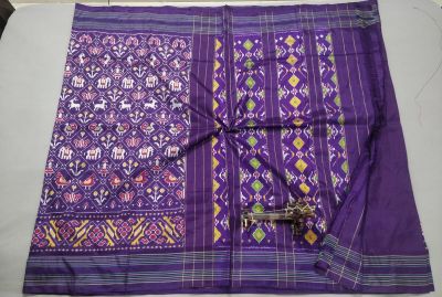 PALUIDSS5Y06BSCD13- Ikat silk saree