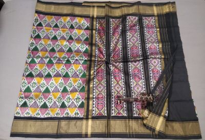 PALUIDSS5Y06BSCD05- Ikat silk saree