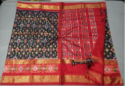 PALUIDSS5Y05NCCD05- Ikat silk saree