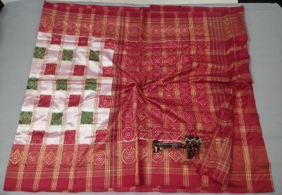 PALUIDSS5Y06BSCD04- Ikat silk saree