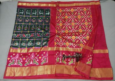 PALUIDSS5Y05NCCD12- Ikat silk saree