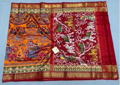 PPISIDSS5Y11SSDC09- Ikat silk saree