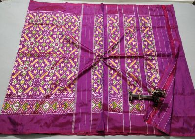 PALUIDSS5Y06BSCD28- Ikat silk saree