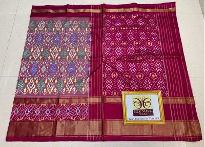 PPHSIDSS5A18BSCC05- Ikat silk saree