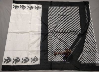 PALUIDSS5Y06BSCD24- Ikat silk saree