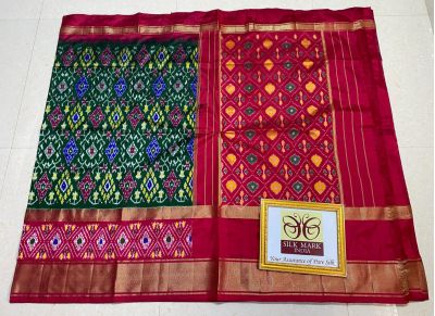 PPHSIDSS5A18BSCC06- Ikat silk saree