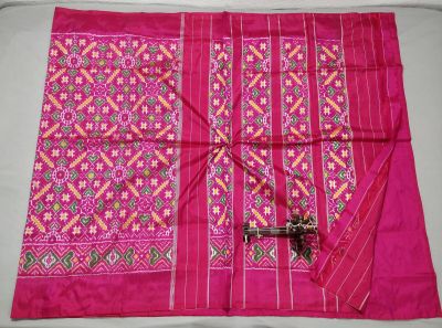 PALUIDSS5Y06BSCD25- Ikat silk saree